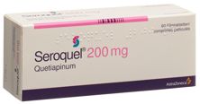 Seroquel Filmtabl 200 mg 60 Stk, Hauptbild