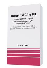 Indophtal UD gtt opht 0.1 % 20 monodos 0.35 ml, image principale