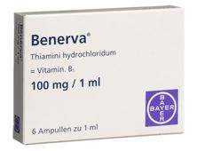 Benerva sol inj 100 mg/ml 6 amp 1 ml, image principale