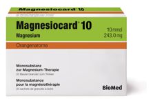 Magnesiocard Gran 10 mmol Orange Btl 20 Stk, Hauptbild