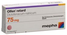Olfen retard Depotabs 75 mg 20 Stk, Hauptbild