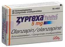 Zyprexa Velotab Schmelztabl 5 mg 28 Stk, Hauptbild