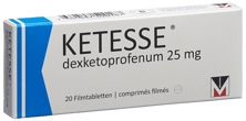 Ketesse Filmtabl 25 mg 20 Stk, Hauptbild