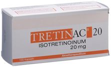 Trétinac caps moll 20 mg 100 pce, image principale