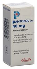 Pantozol subst sèche 40 mg i.v. flac, image principale