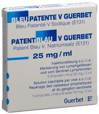 Bleu Patenté V Guerbet sol inj 5 amp 2 ml, image principale