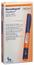 Insuline NovoRapid FlexPen 5 stylo pré 3 ml, image principale