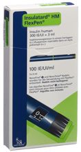 Insuline Insulatard HM FlexPen stylo prér 5 x 3 ml, image principale