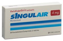 Singulair Kautabl 4 mg Kleink 28 Stk, Hauptbild