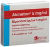 Akineton Inj Lös 5 mg/ml 5 Amp 1 ml, Hauptbild