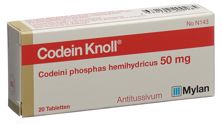 Codein Knoll Tabl 50 mg 20 Stk, Hauptbild