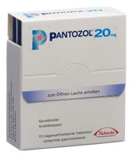 Pantozol Filmtabl 20 mg PocketPack 15 Stk, Hauptbild