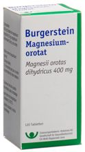 Burgerstein Magnesiumorotat Tabl Ds 120 Stk, Hauptbild