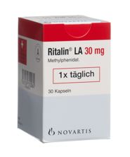 Ritaline LA caps 30 mg bte 30 pce, image principale