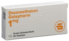 Dexaméthasone Galepharm cpr 1 mg 20 pce, image principale