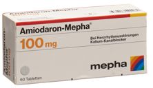 Amiodaron Mepha Tabl 100 mg 60 Stk, Hauptbild