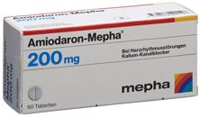 Amiodaron Mepha Tabl 200 mg 60 Stk, Hauptbild