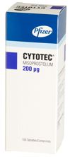 Cytotec cpr 200 mcg 100 pce, image principale