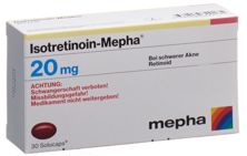 Isotretinoin Mepha Weichkaps 20 mg 30 Stk, Hauptbild
