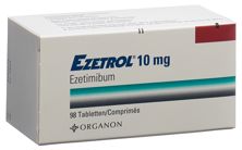 Ezetrol Tabl 10 mg 98 Stk, Hauptbild