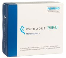 Menopur Trockensub 75 IE c Solv Amp 10 Stk, Hauptbild