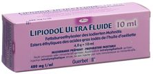 Lipiodol Ultra-fluide sol inj 4.8 g/10ml amp 10 ml, image principale