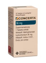 Concerta Ret Tabl 36 mg Fl 30 Stk, Hauptbild