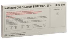 NaCl Sintetica Inf Konz 25 % 10ml Amp 10 Stk, Hauptbild
