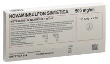 Novaminsulfon Sintetica 1 g/2ml 10 Amp 2 ml, Hauptbild