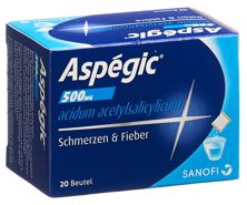 Aspégic Plv 500 mg Btl 20 Stk, Hauptbild