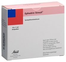 Ephedrin Streuli Inj Lös 50 mg/ml 10 Amp 1 ml, Hauptbild