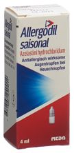 Allergodil saisonal Gtt Opht Fl 4 ml, Hauptbild