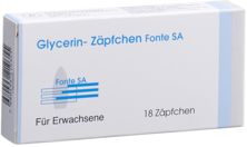Glycerinzäpfchen Fonte Erw 18 Stk, Hauptbild