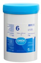 Omida Schüssler no6 kal sulf cpr 6 D bte 1000 g, image principale