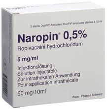 Naropin Inj Lös 50 mg/10ml Duofit Amp 5 Stk, Hauptbild