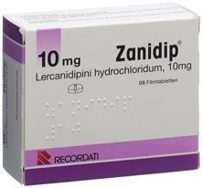 Zanidip Filmtabl 10 mg 98 Stk, Hauptbild