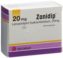 Zanidip cpr pell 20 mg 98 pce, image principale