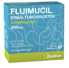 Fluimucil toux grasse cpr ling 200 mg 20 pce, image principale