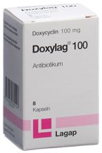 Doxylag caps 100 mg bte 8 pce, image principale