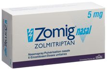 Zomig nasal spray nasal 5 mg monodos 6 pce, image principale
