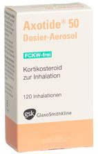 Axotide aéros doseur 50 mcg sans-CFC 120 dos, image principale