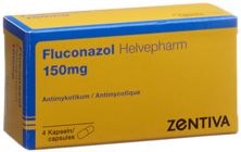 Fluconazol Helvepharm Kaps 150 mg 4 Stk, Hauptbild