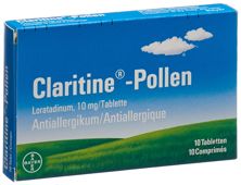 Claritine-Pollen Tabl 10 mg 10 Stk, Hauptbild