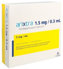 Arixtra Inj Lös 1.5 mg/0.3ml 10 Fertspr 0.3 ml, Hauptbild