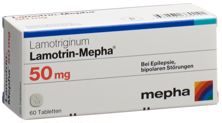 Lamotrin Mepha Disp Tabl 50 mg 60 Stk, Hauptbild