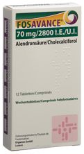 Fosavance Wochentabletten 70/2800 12 Stk, Hauptbild