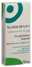 Siccafluid UD Augengel 0.25 % 30 Monodos 0.5 g, Hauptbild