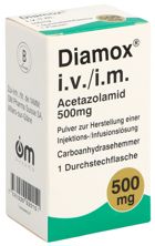 Diamox Trockensub 500 mg parenteral Durchstf, Hauptbild