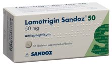 Lamotrigine Sandoz cpr disp 50 mg 56 pce, image principale