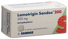 Lamotrigin Sandoz Disp Tabl 200 mg 56 Stk, Hauptbild
